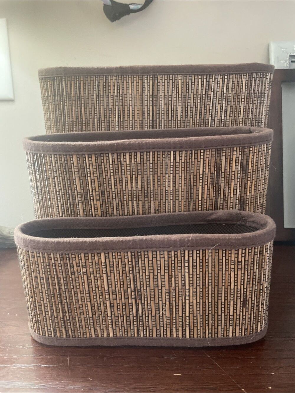 Ikea  MOTORP Palm leaf Office Desk Organizer ( 3 Pieces)